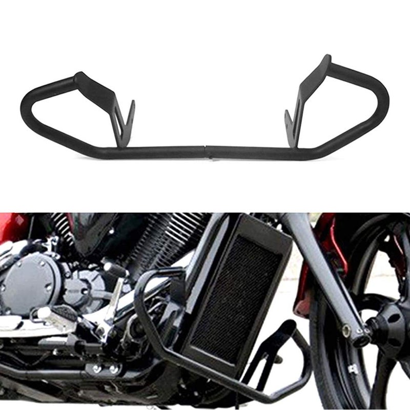 COBIKE Black Engine Guard Highway Crash Bar Protecter for Yamaha Stryker 1300 XVS1300 2011 2012 2013 2014 2015 2016 2017 2018 - Image 2